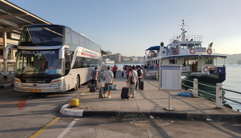 découvrez les tarifs, la durée et les horaires des bus de kuala lumpur à butterworth, avec connexion ferry pour penang. planifiez votre voyage en toute simplicité.