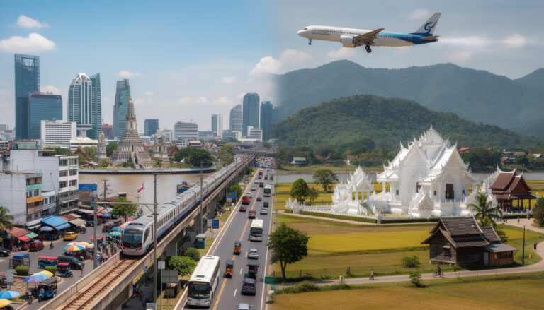 découvrez les meilleures options pour voyager de bangkok à chiang rai, conseils pratiques, moyens de transport et astuces pour un trajet confortable et efficace.