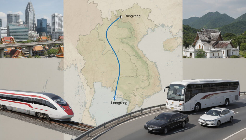 découvrez les différentes options pour voyager de bangkok à lampang, incluant les moyens de transport, les temps de trajet et les conseils pratiques pour un trajet réussi.