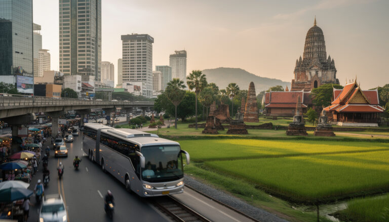 découvrez les différentes options pour voyager de bangkok à sukhothai, incluant les trajets en bus, train et avion, pour un voyage confortable et adapté à vos besoins.